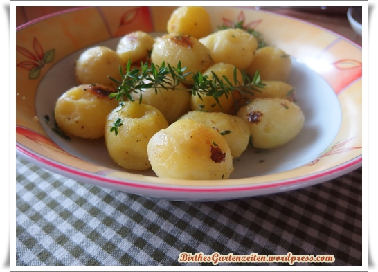 Thymian-Kartoffeln mit Honig